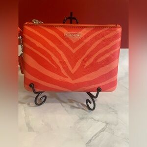 Coach Vibrant Red Clutch